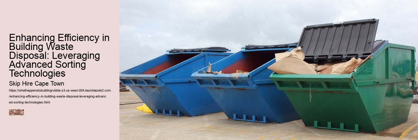 Enhancing Efficiency in Building Waste Disposal: Leveraging Advanced Sorting Technologies